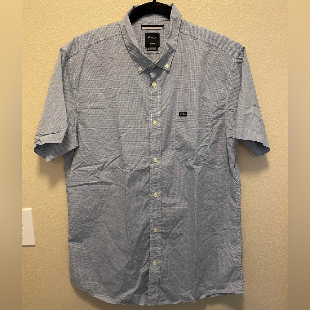 Men’s S/S Casual Button Down Shirt